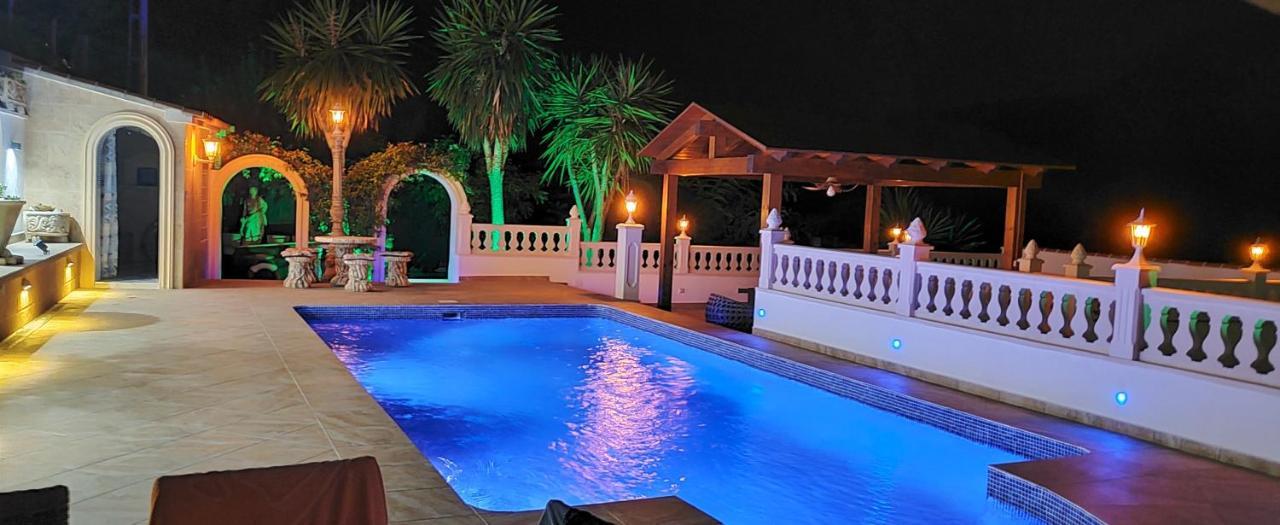 Villa med panoramautsikt med privat pool i Calpe, Costa Blanca, Spanien Esterno foto
