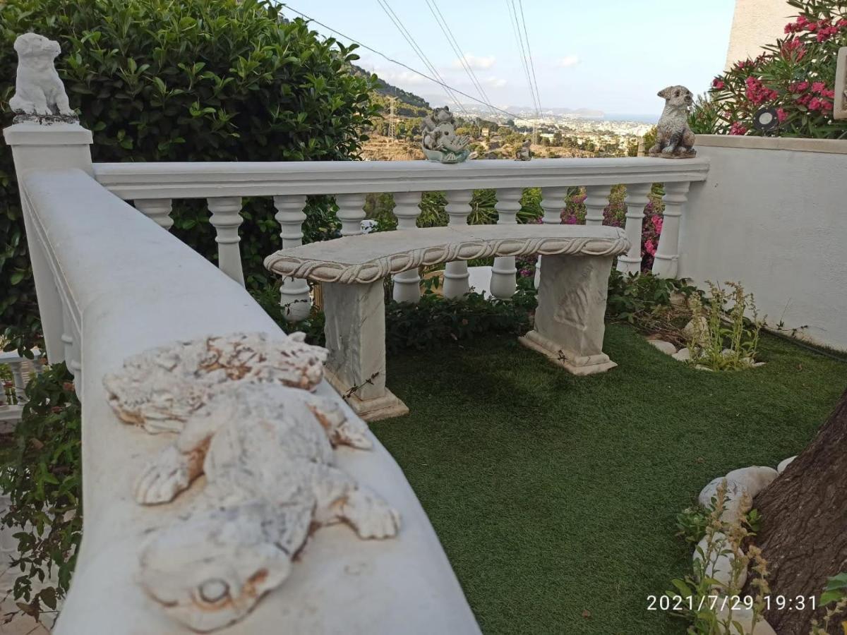 Villa med panoramautsikt med privat pool i Calpe, Costa Blanca, Spanien Esterno foto