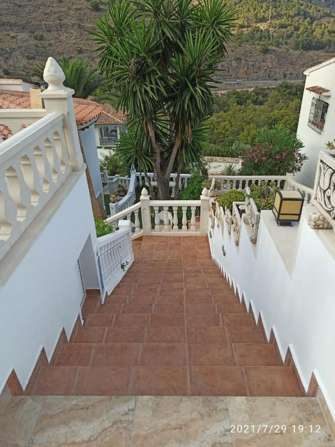 Villa med panoramautsikt med privat pool i Calpe, Costa Blanca, Spanien Esterno foto
