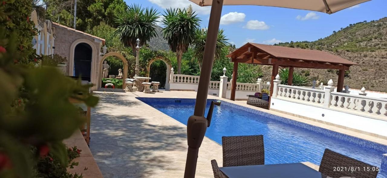 Villa med panoramautsikt med privat pool i Calpe, Costa Blanca, Spanien Esterno foto