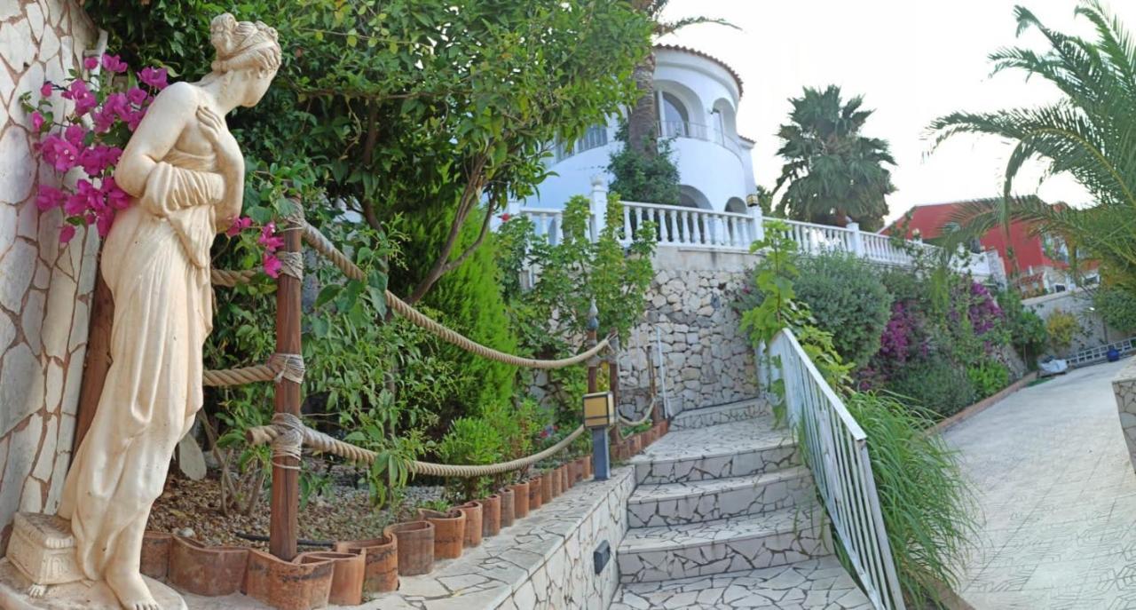 Villa med panoramautsikt med privat pool i Calpe, Costa Blanca, Spanien Esterno foto
