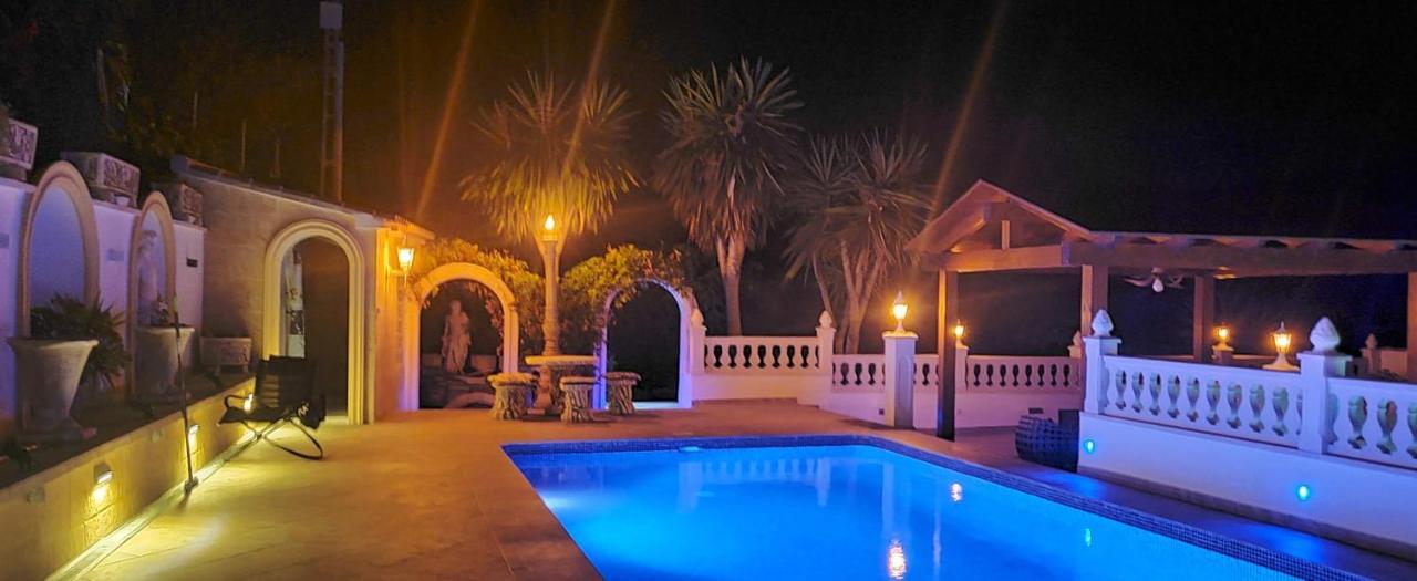 Villa med panoramautsikt med privat pool i Calpe, Costa Blanca, Spanien Esterno foto