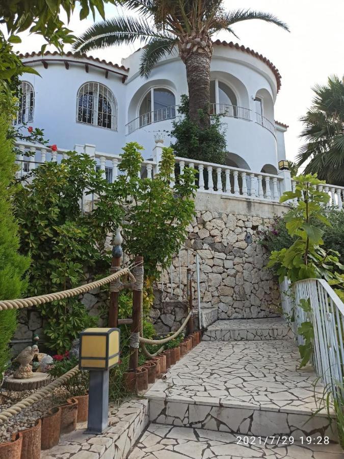 Villa med panoramautsikt med privat pool i Calpe, Costa Blanca, Spanien Esterno foto