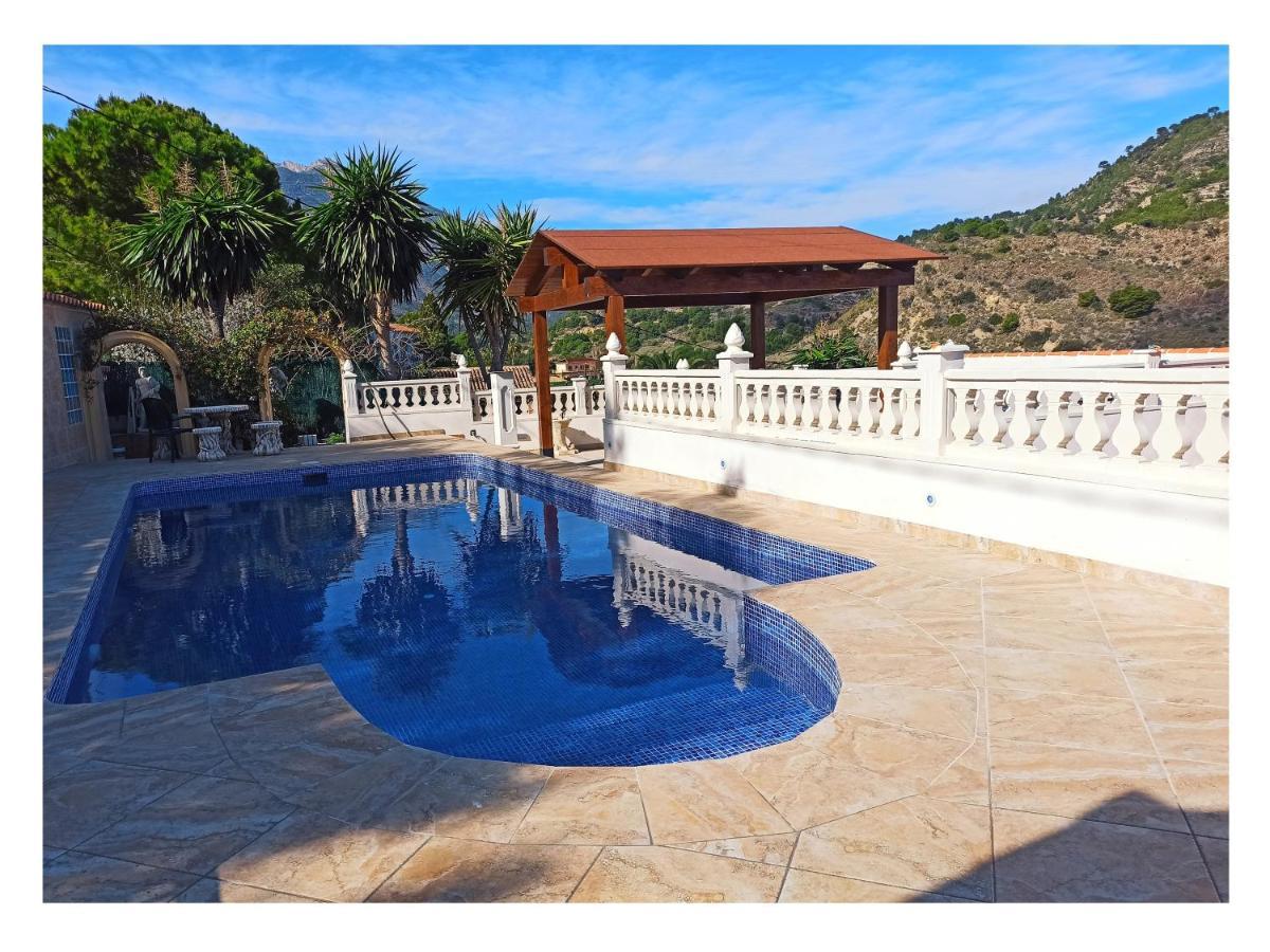 Villa med panoramautsikt med privat pool i Calpe, Costa Blanca, Spanien Esterno foto